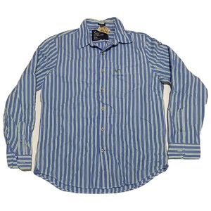 New Mens Shirt Size M American eagle cotton button down long sleeves blue casual